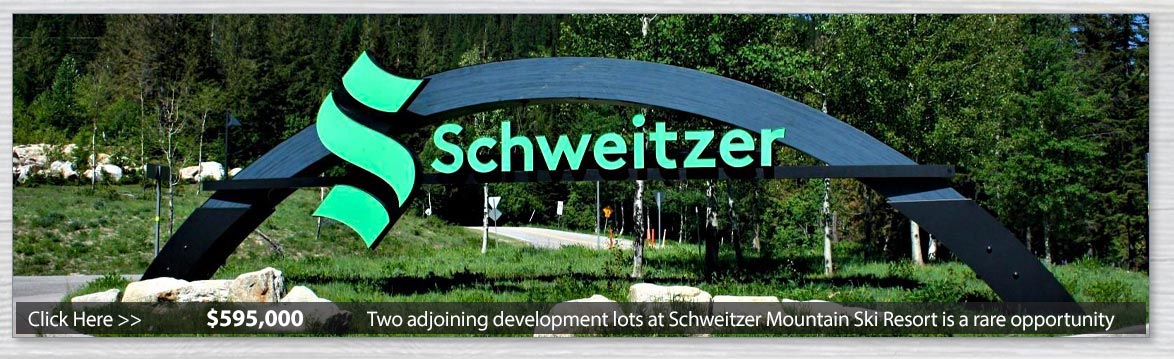 Two adjoining development lots at Schweitzer Mountain Ski Resort is a rare opportunity