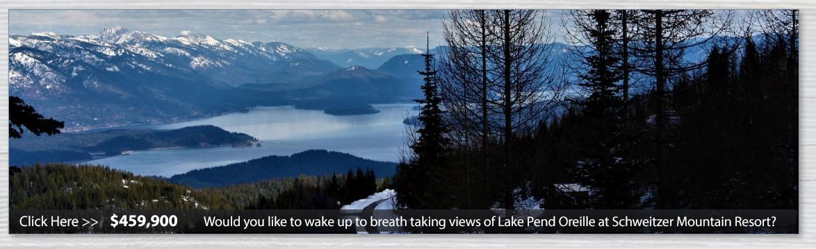 Would you like to wake up to breath taking views of Lake Pend Oreille at Schweitzer Mountain Resort