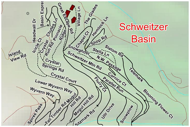 Schweitzer Basin Map